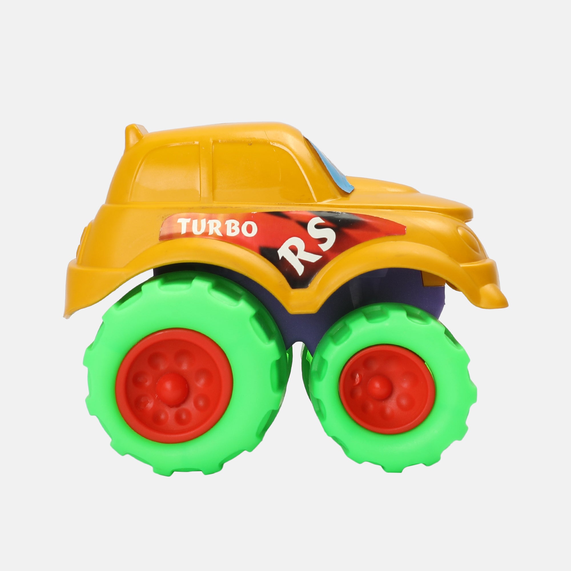 Mini Monster Free Wheel Car Yellow