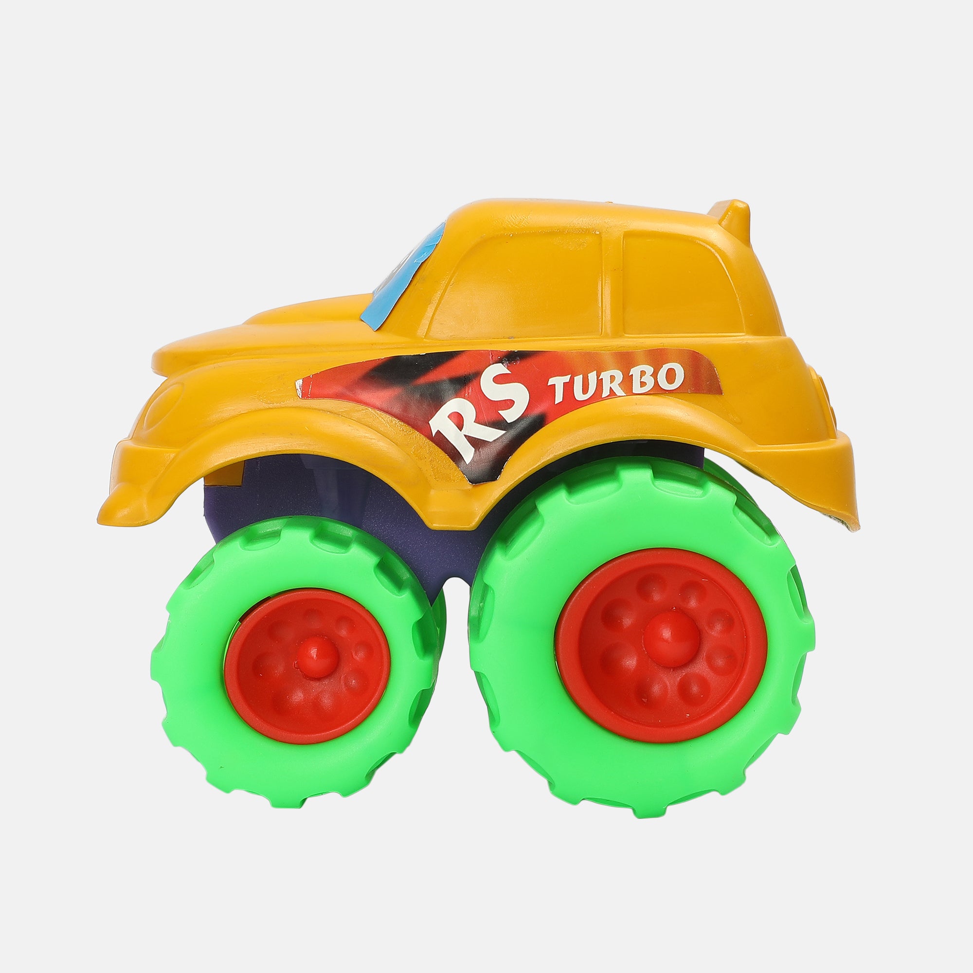 Mini Monster Free Wheel Car Yellow