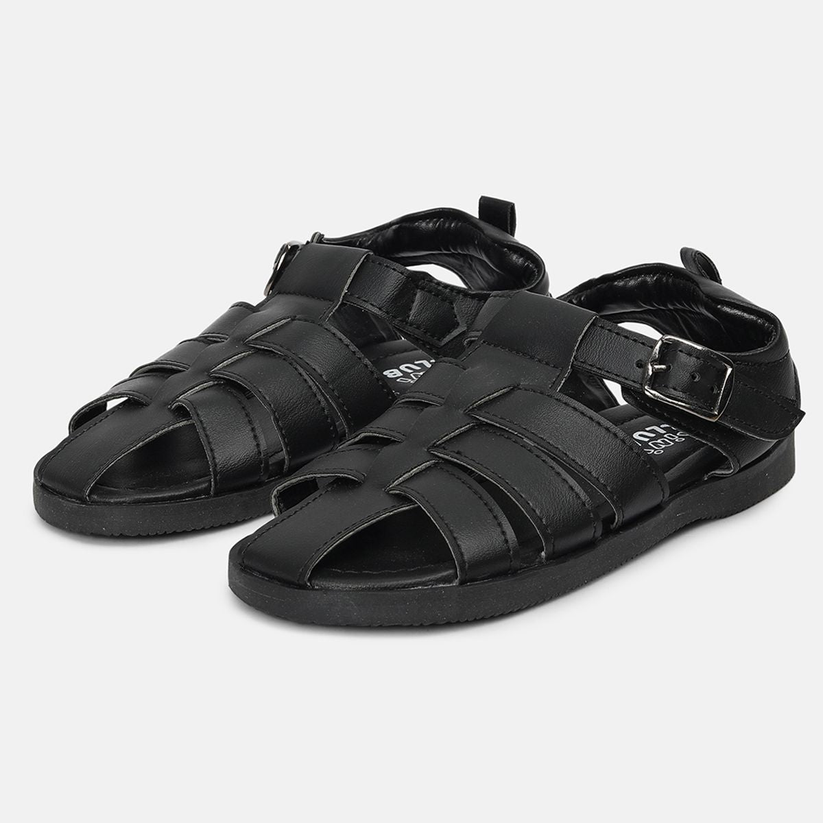 Boys Black Sandals