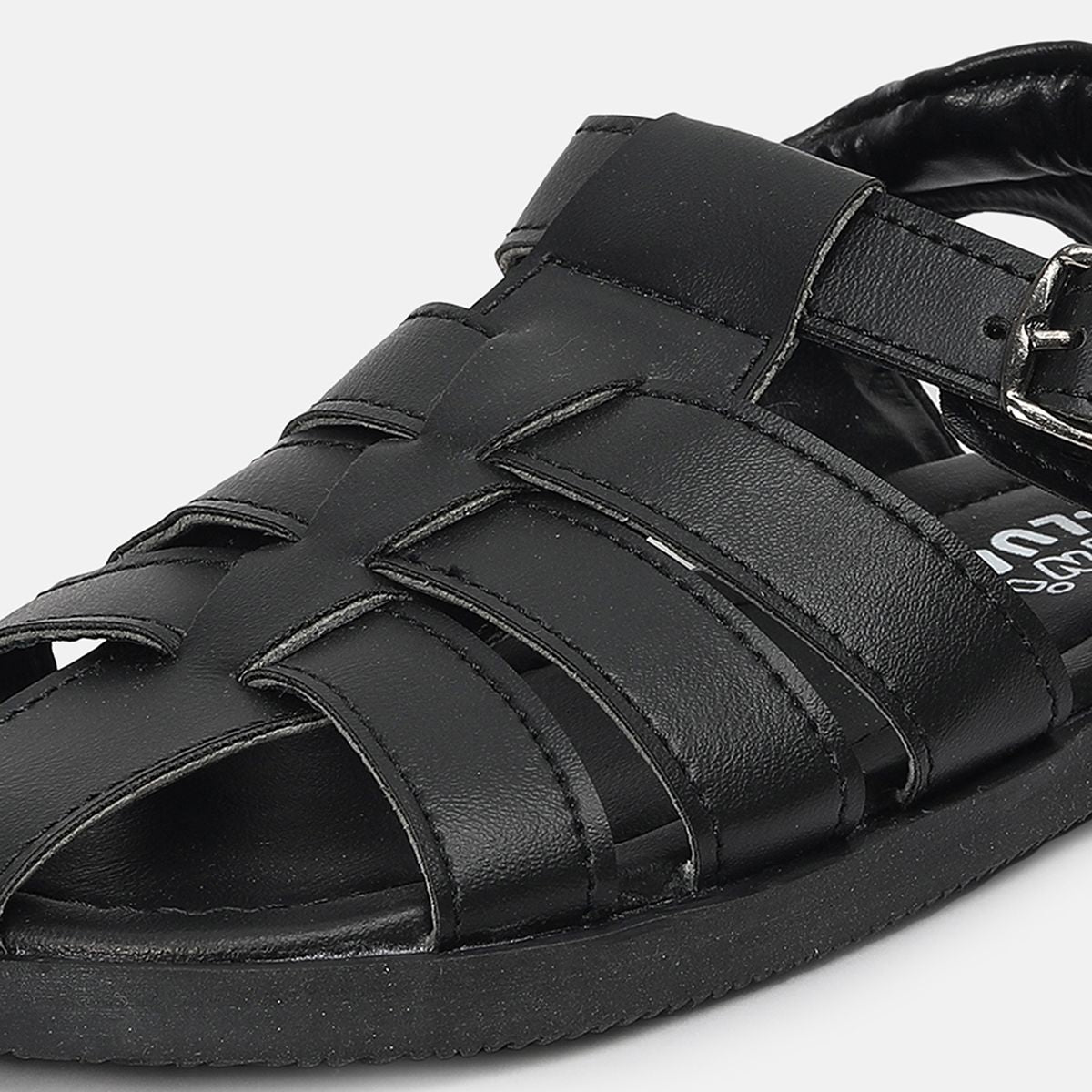 Boys Black Sandals
