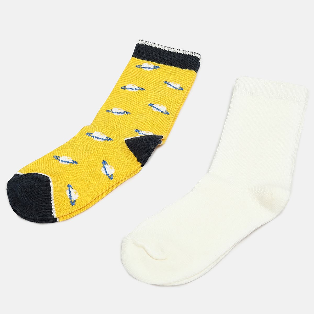 Boys Yellow/White Socks