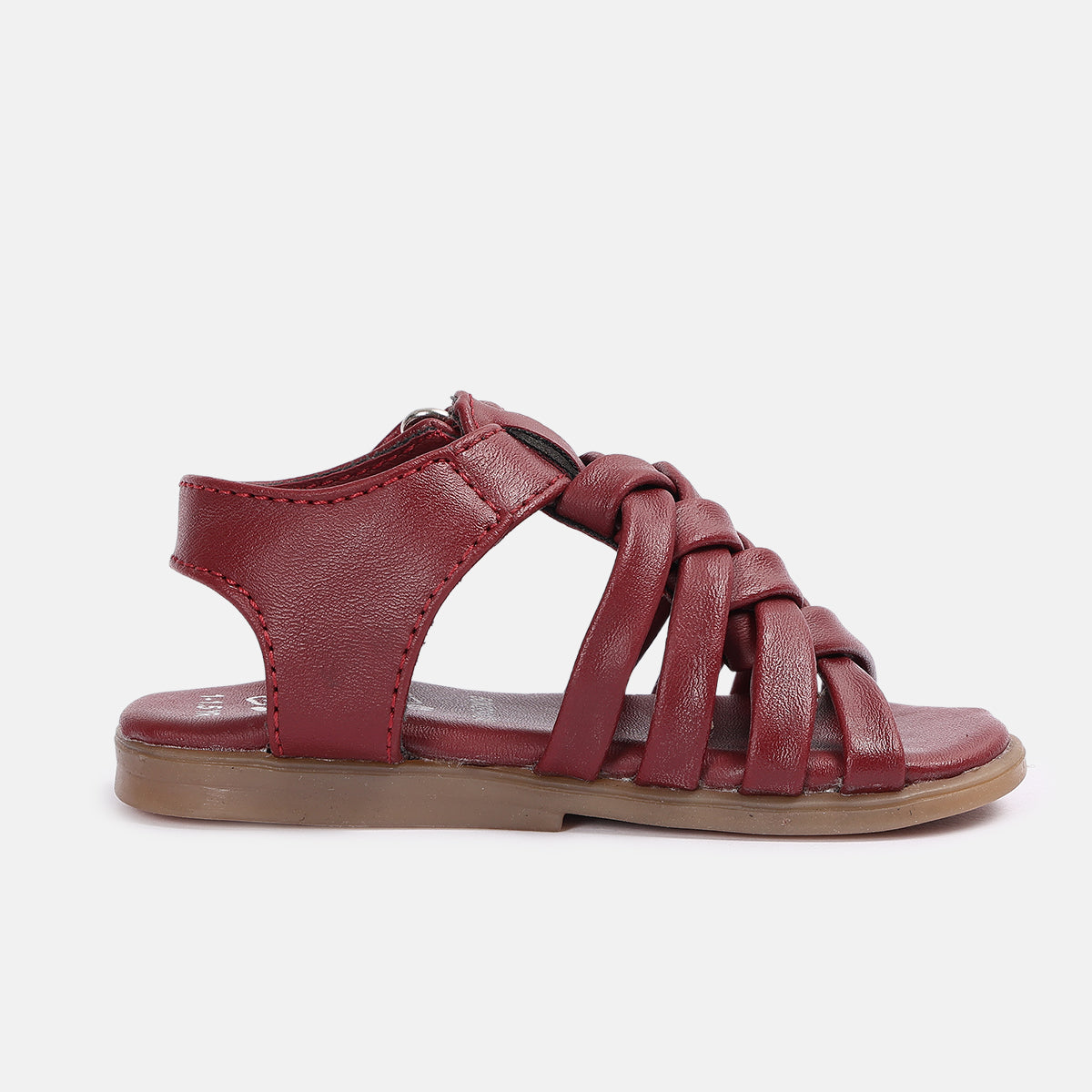 Girls Maroon Sandals