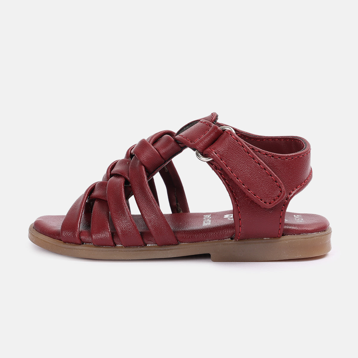 Girls Maroon Sandals