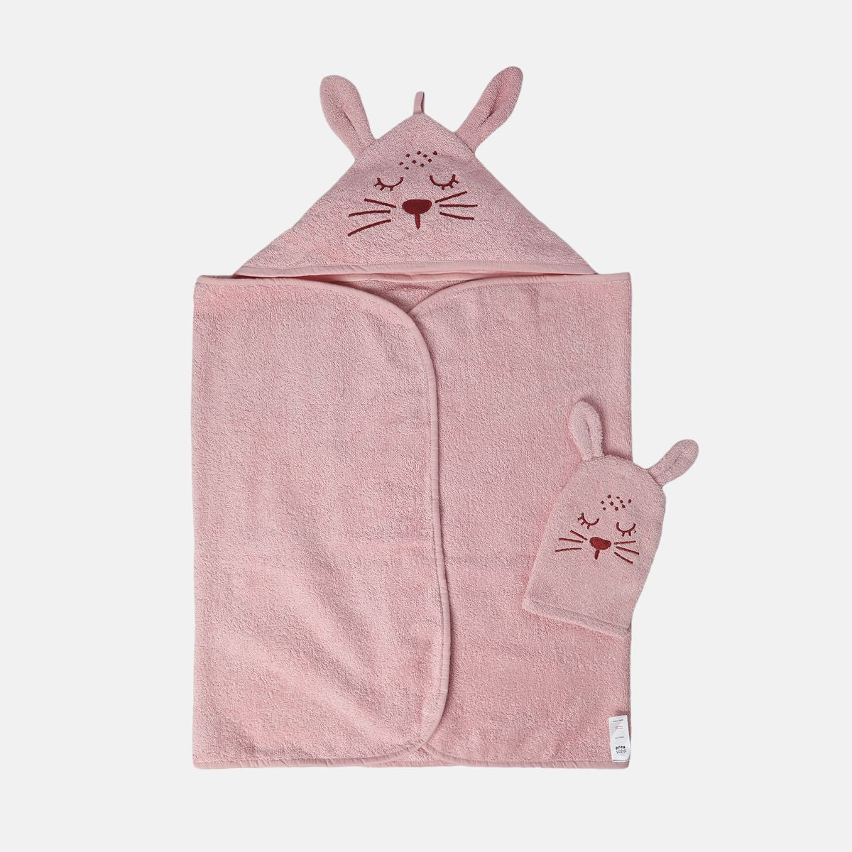 Girls Pink   Hooded Towel