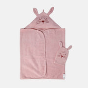 Girls Pink   Hooded Towel
