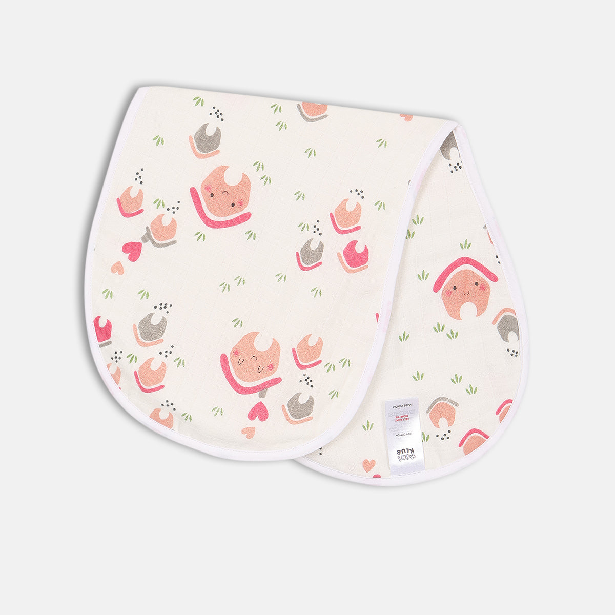 Unisex Pack Of 2 Burp Cloth Multi