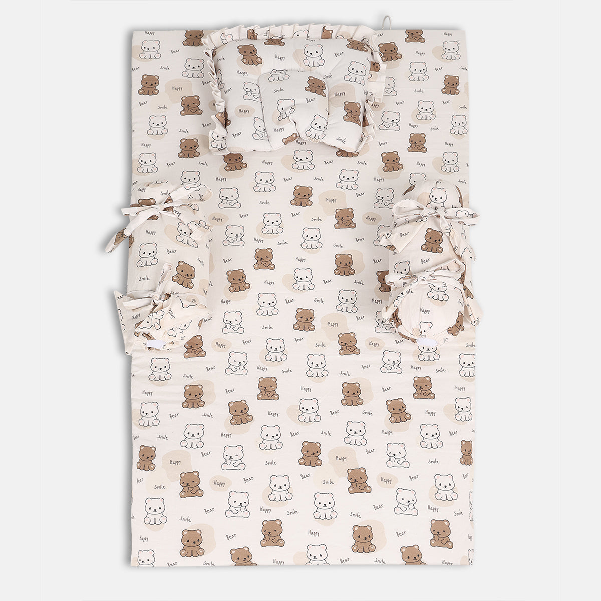 Unisex Brown Bedding Set