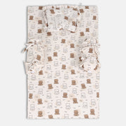 Unisex Brown Bedding Set