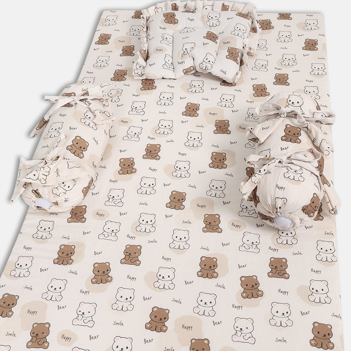 Unisex Brown Bedding Set