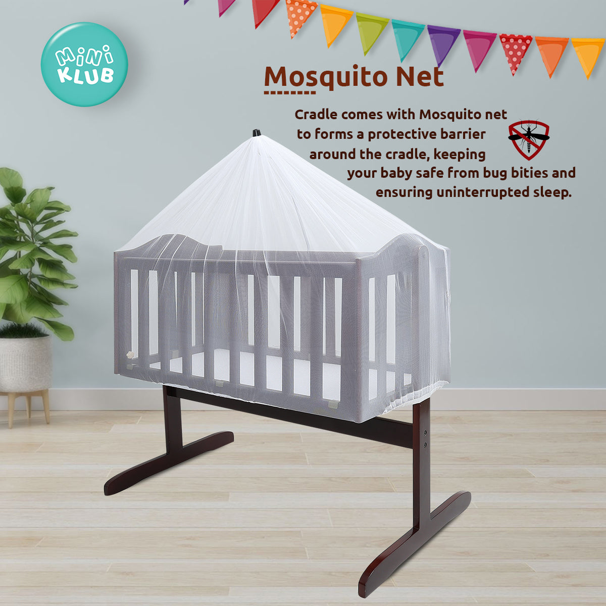 Unisex Cradle Walnut