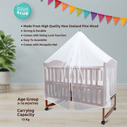 Unisex Cot Cherry Red