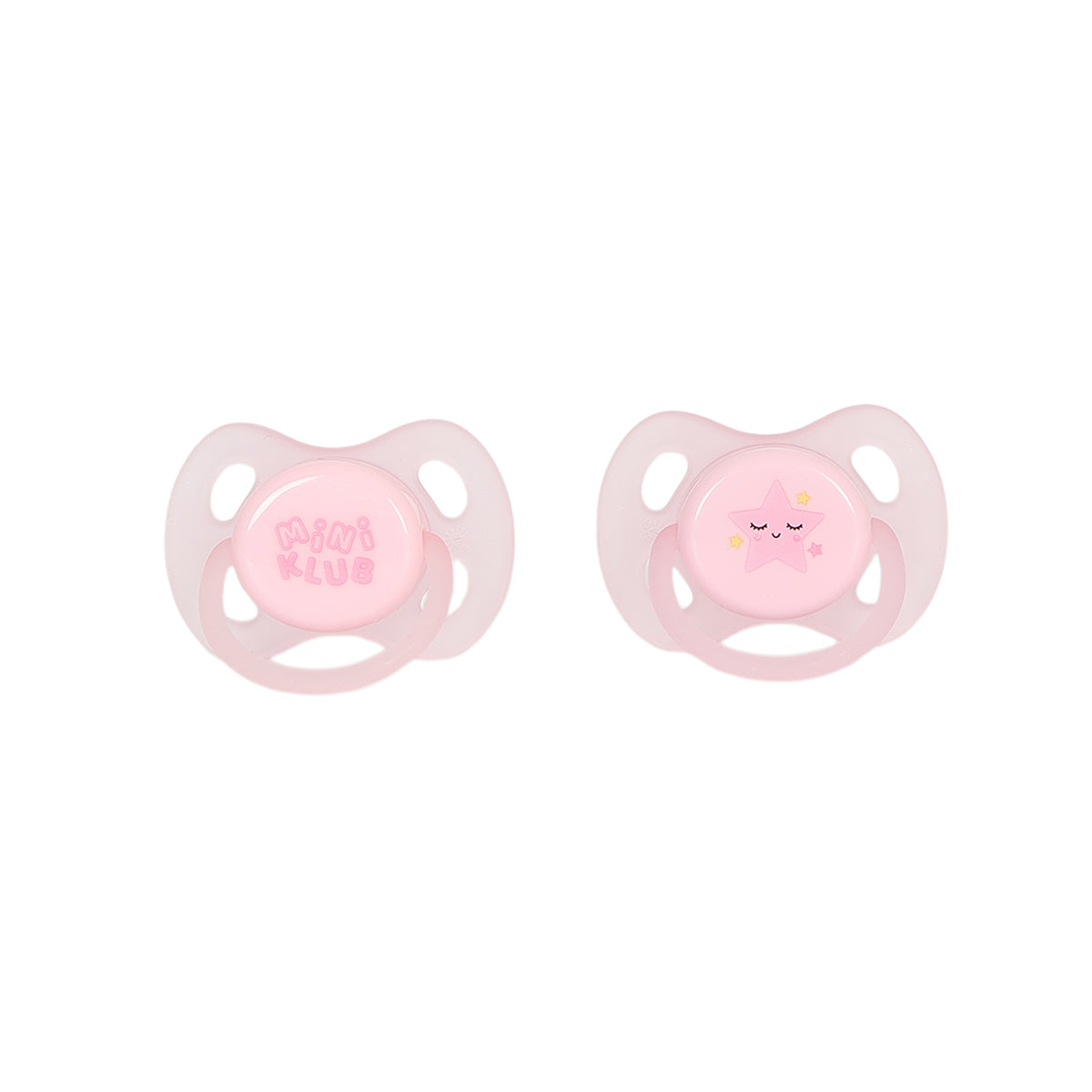 Girls Soothers Pink