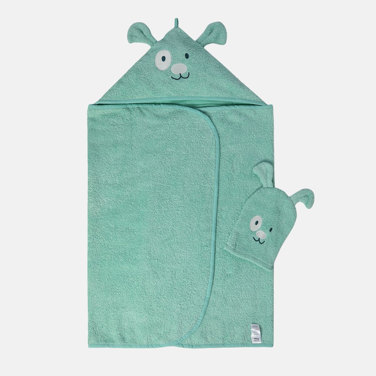Unisex Green   Hooded Towel