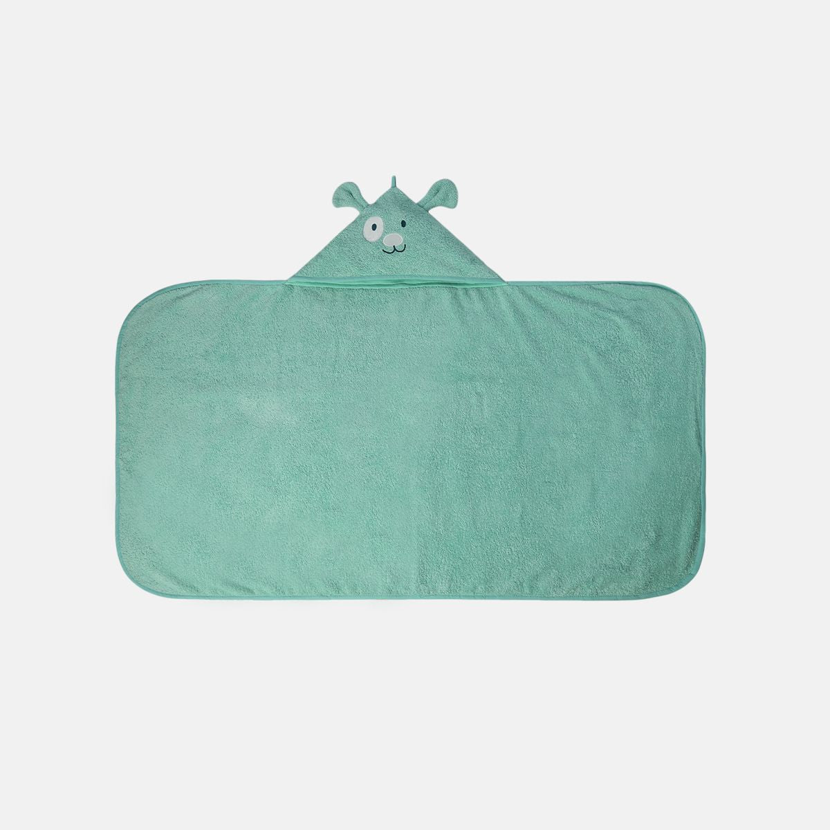 Unisex Green   Hooded Towel