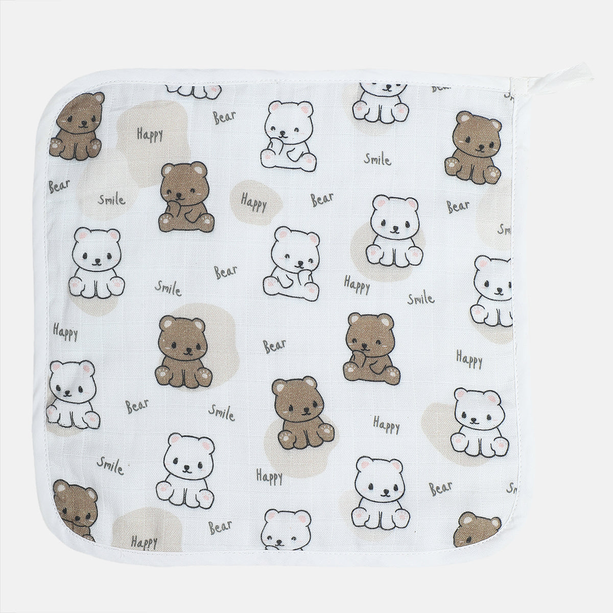 Unisex Multi Muslin Printed Wash Cloth Set