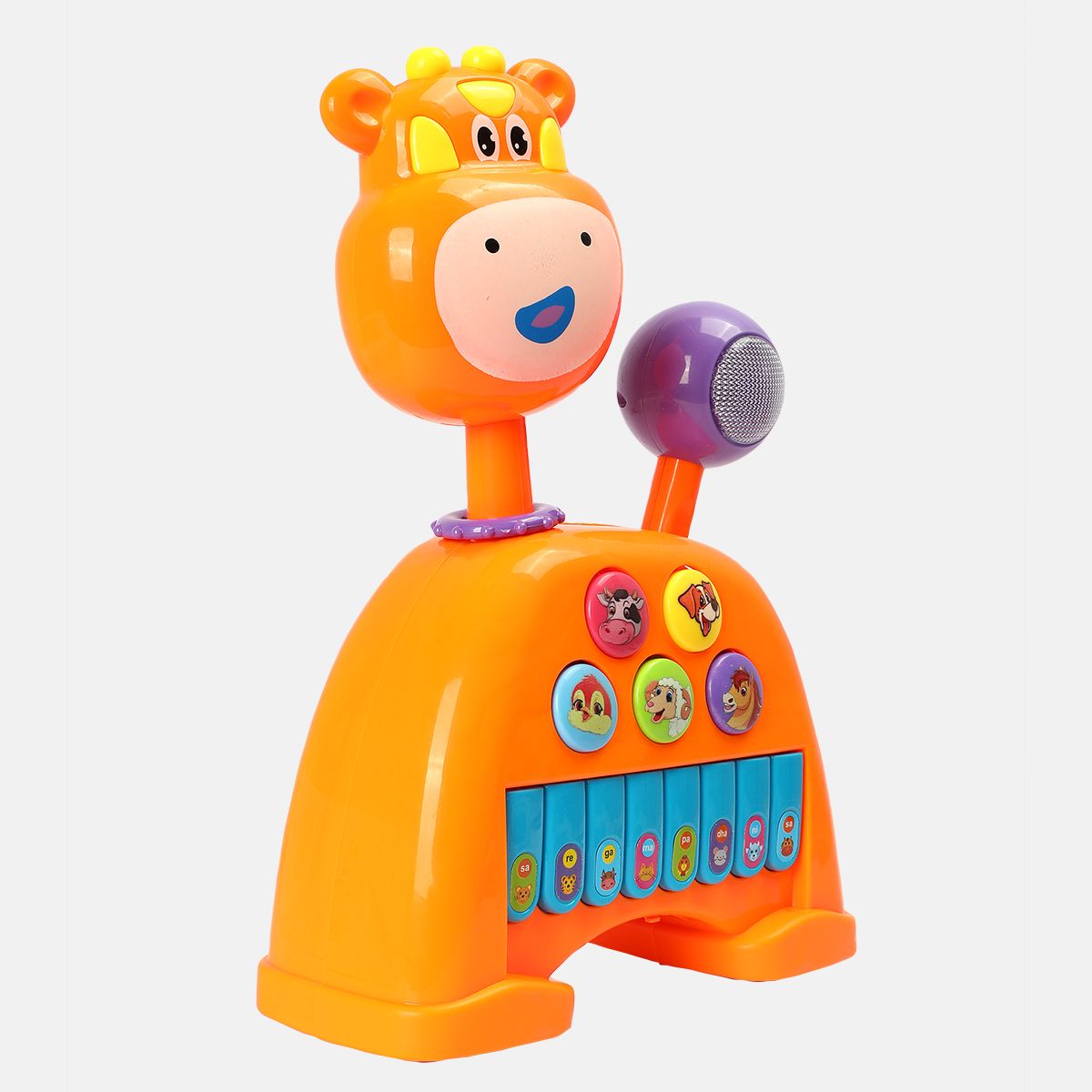 Orange Musical Cow Piano