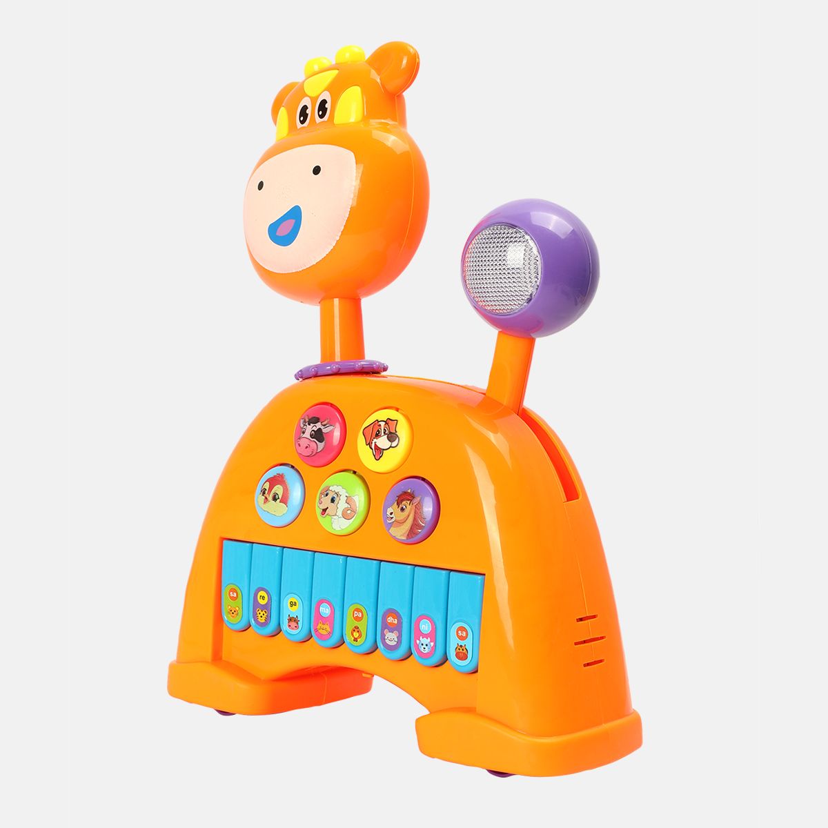 Orange Musical Cow Piano