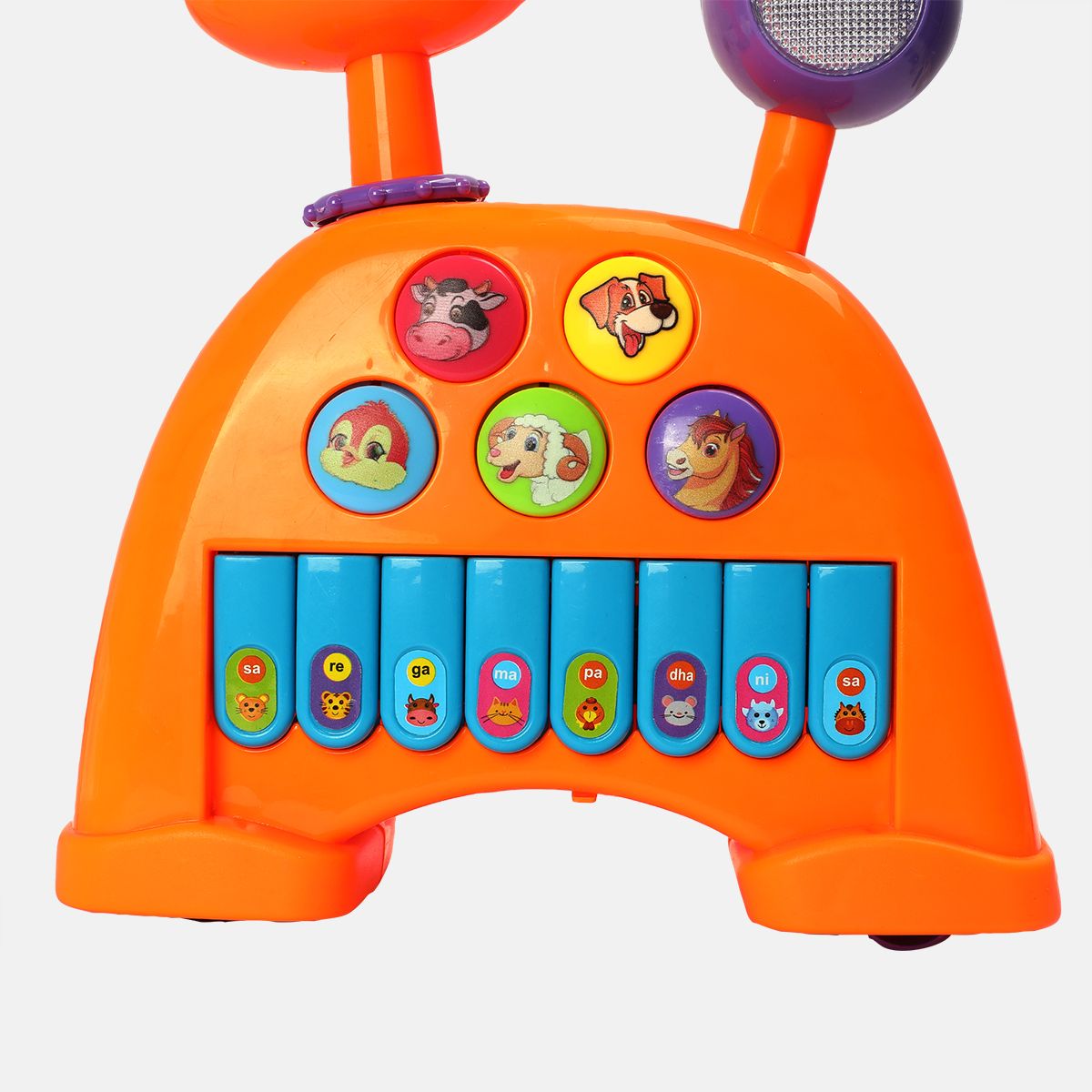 Orange Musical Cow Piano