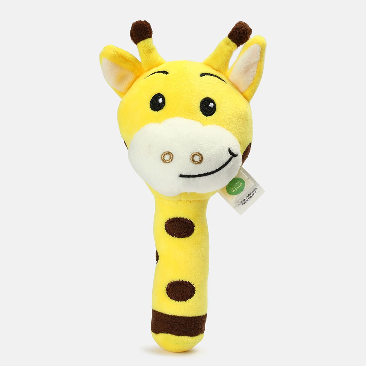 Miniklub Baby Multi Color Stick Giraffe Soft Rattle Toy
