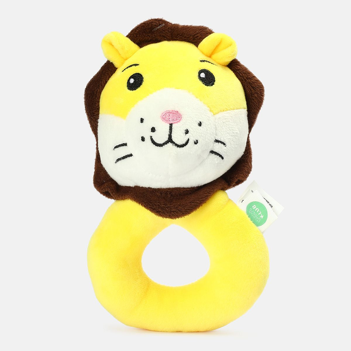 Miniklub Baby Multi Color Ring Lion Soft Rattle Toy