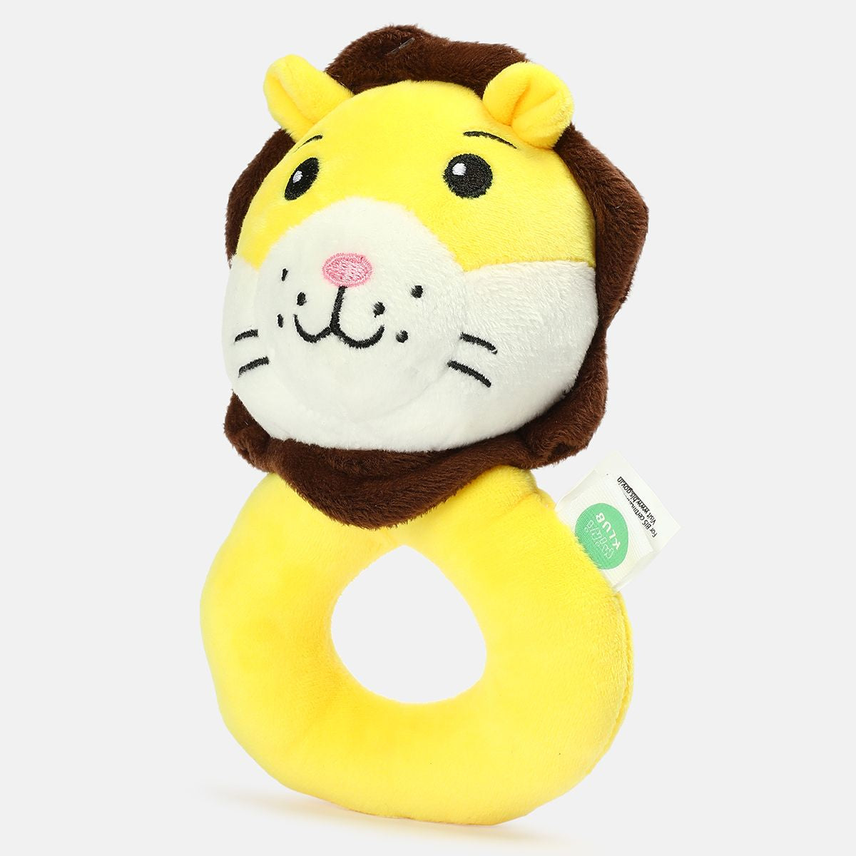 Miniklub Baby Multi Color Ring Lion Soft Rattle Toy