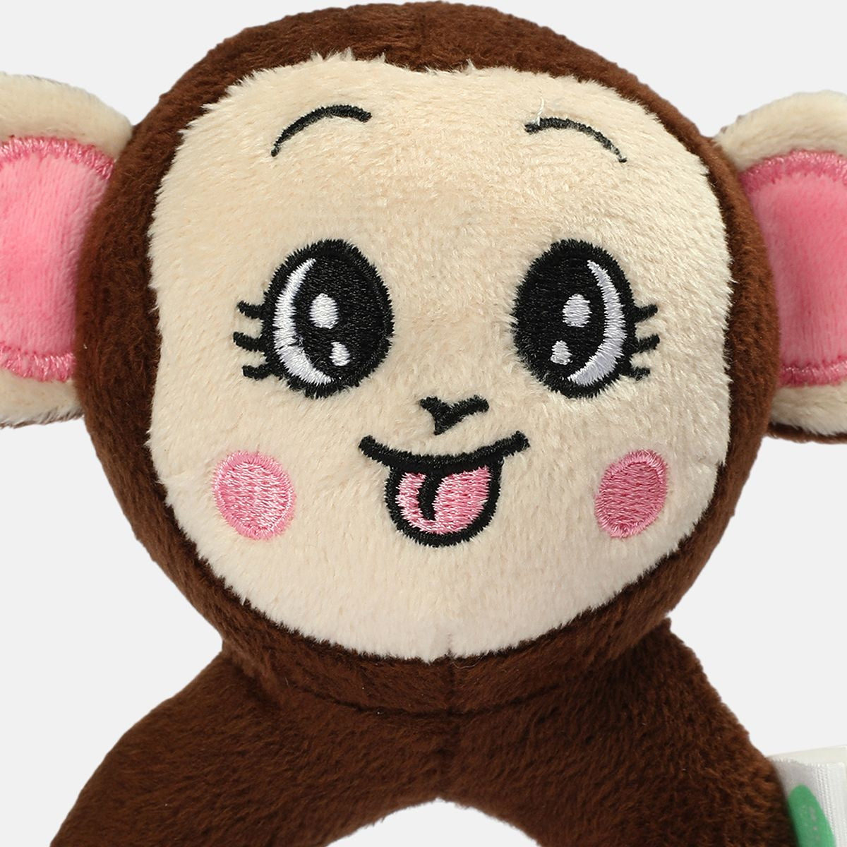Miniklub Baby Multi Color Ring Monkey Soft Rattle Toy