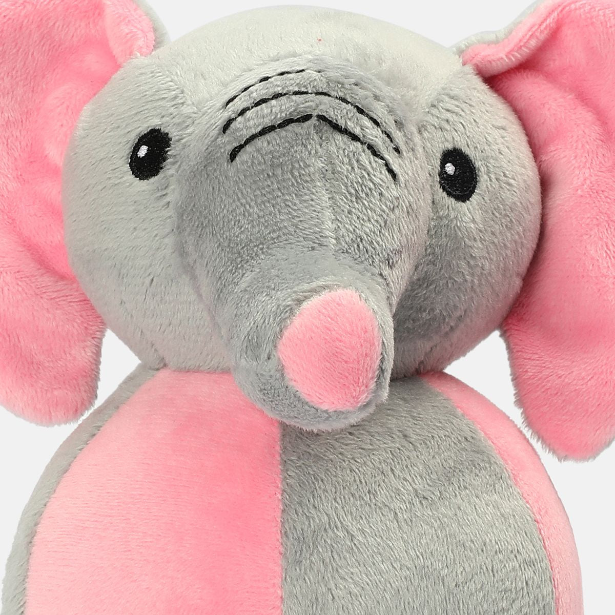 Miniklub Baby Multi Color Roly Poly Elephant Soft Rattle Toy