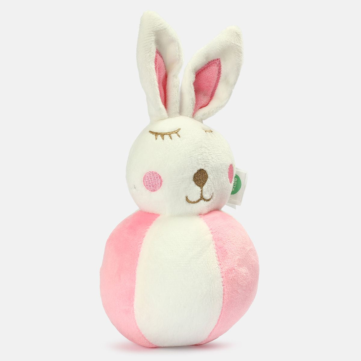 Miniklub Baby Multi Color Roly Poly Bunny Soft Rattle Toy