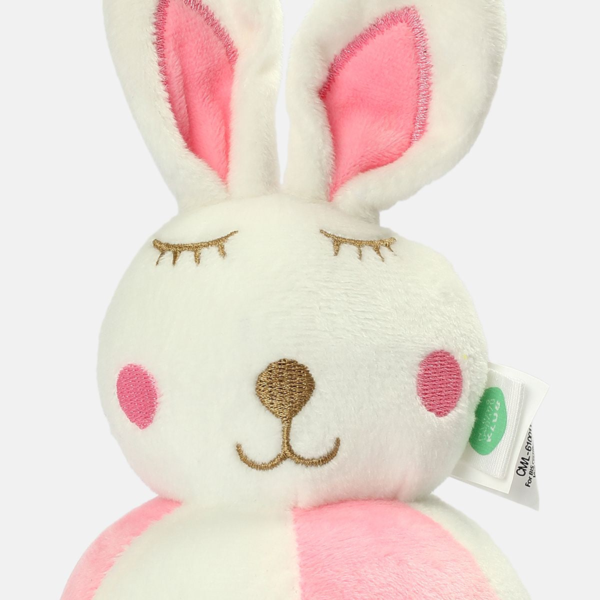 Miniklub Baby Multi Color Roly Poly Bunny Soft Rattle Toy