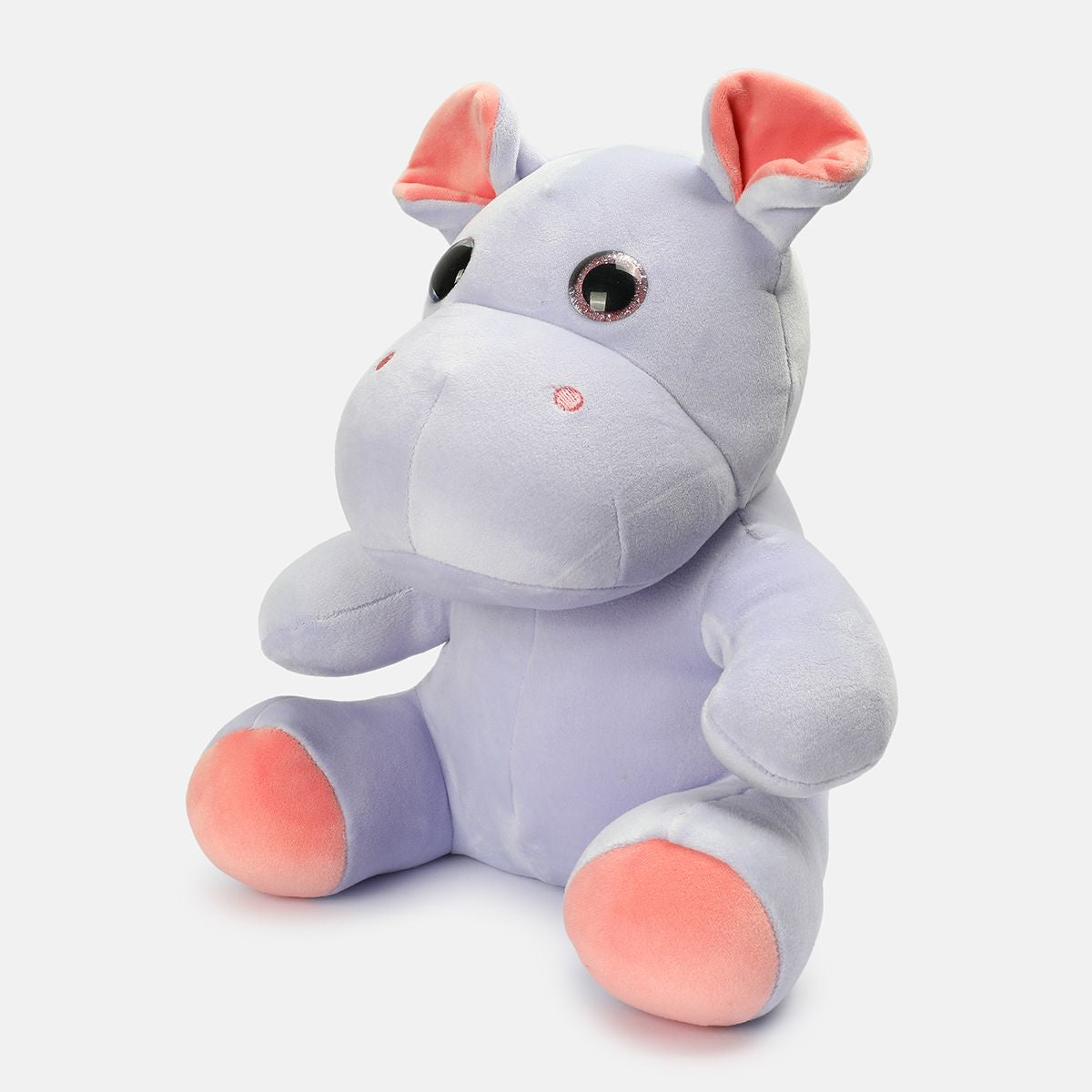Miniklub Boys Lavender Color 30 cm Huggable Hippo Soft Toy
