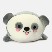 Unisex White And Grey   Soft Toys
