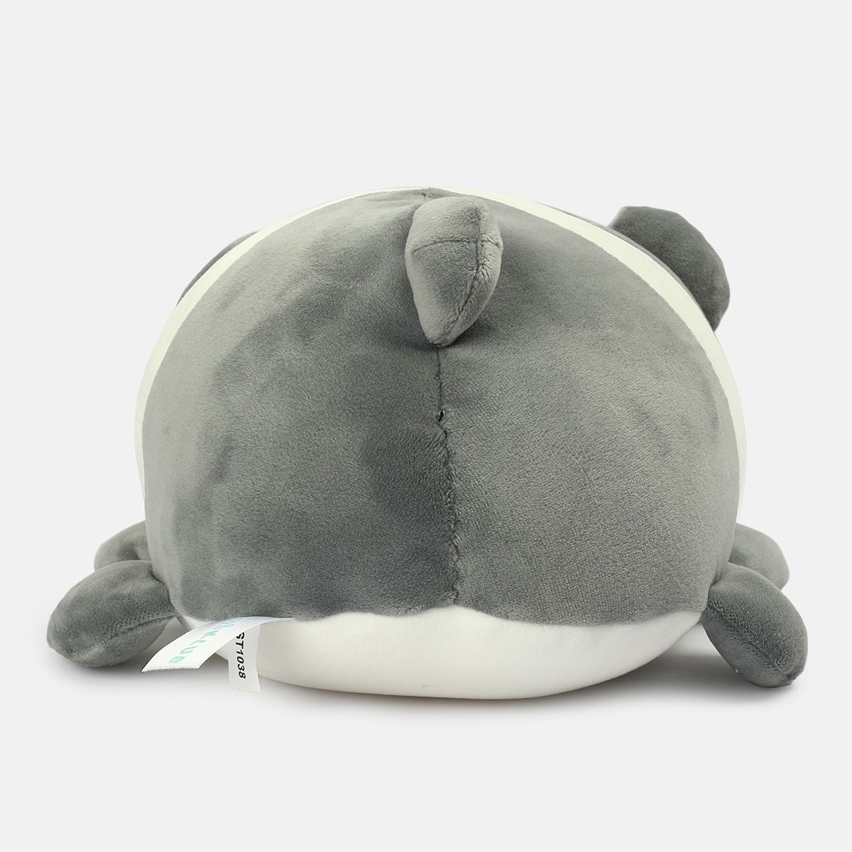Unisex White And Grey   Soft Toys