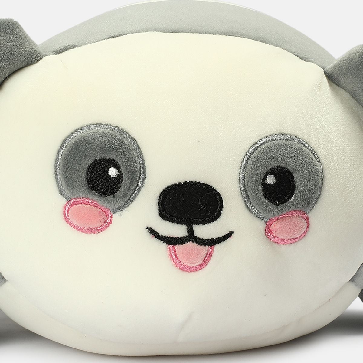 Unisex White And Grey   Soft Toys