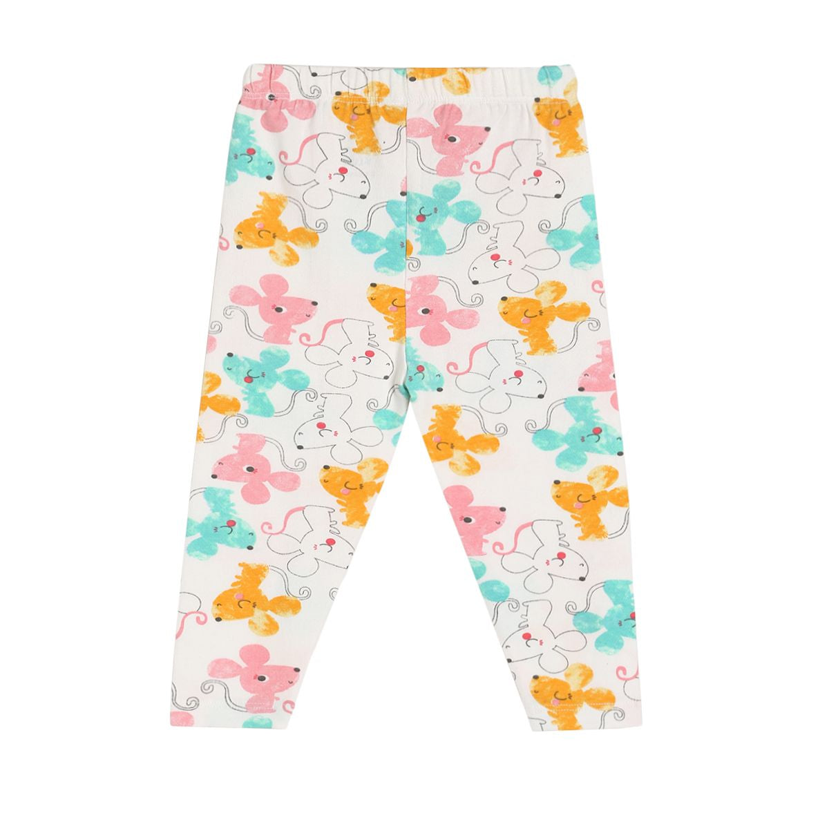 Girls Multicolor Pack Of 3 Legging