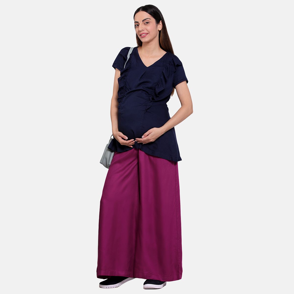 Woven Pant With Tummy Tucker