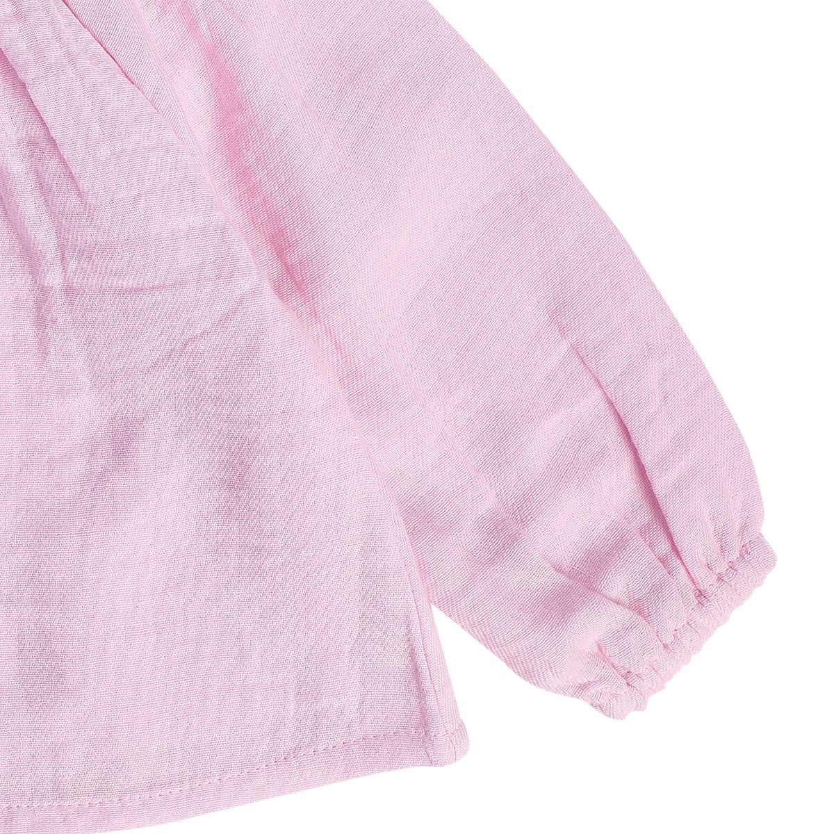 Girls Pink Pack Of 1 Woven Top