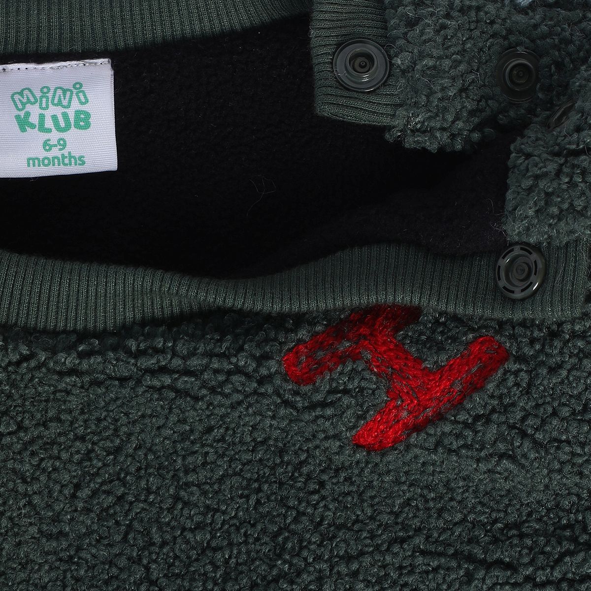 Boys Green Pack Of 1 Sweat Shirt