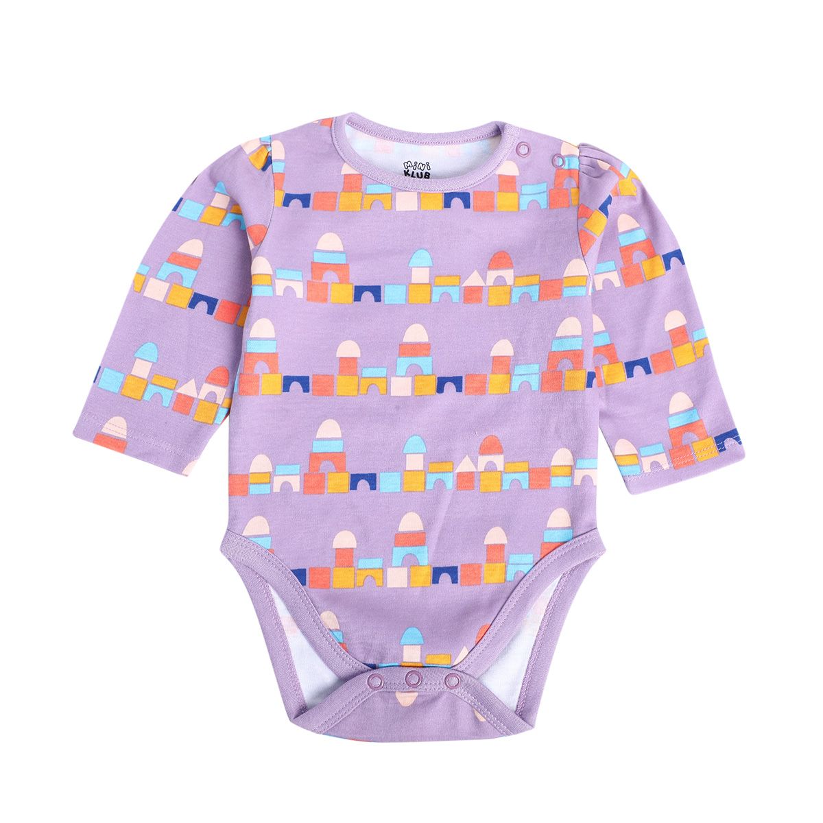 Girls Multicolor Pack Of 3 Body Suit