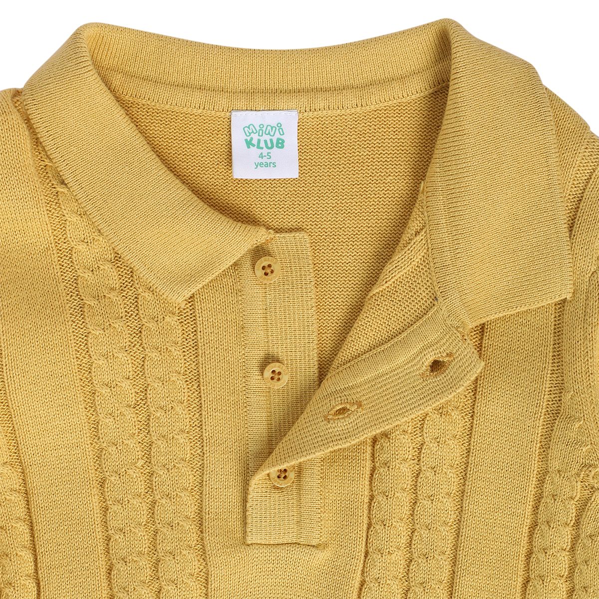 Boys Mustard Polo
