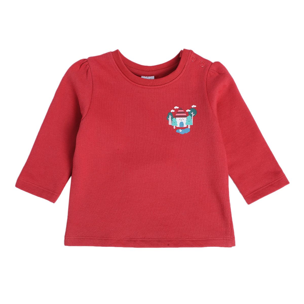 Girls White Knit Top