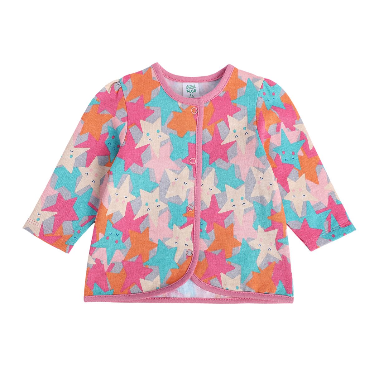 Girls Multicolor Pack Of 3 Front Open Vest