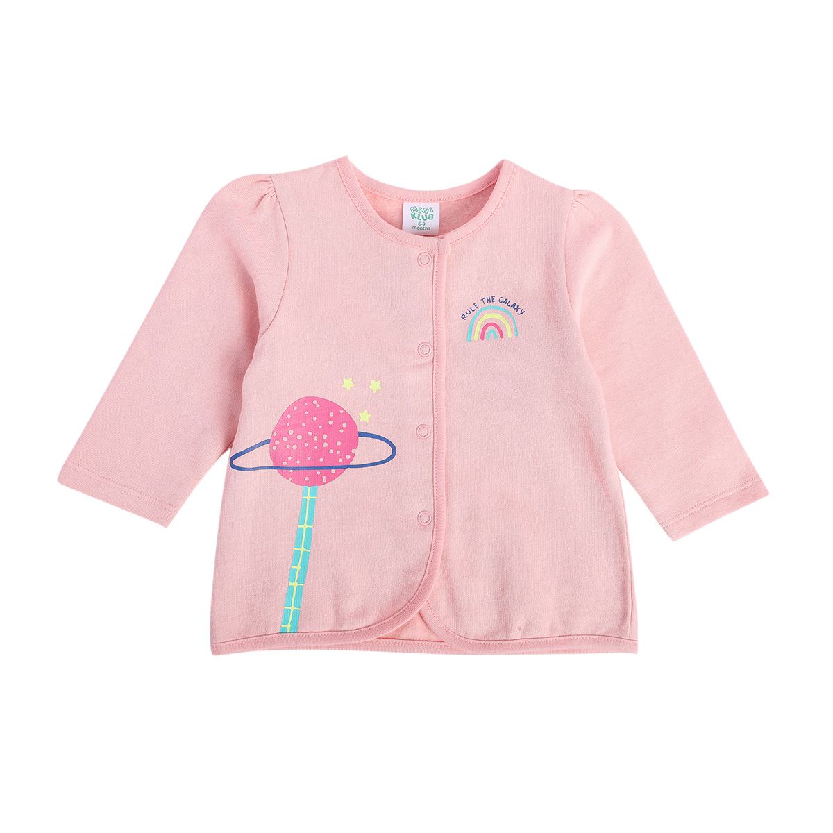 Girls Multicolor Pack Of 3 Front Open Vest