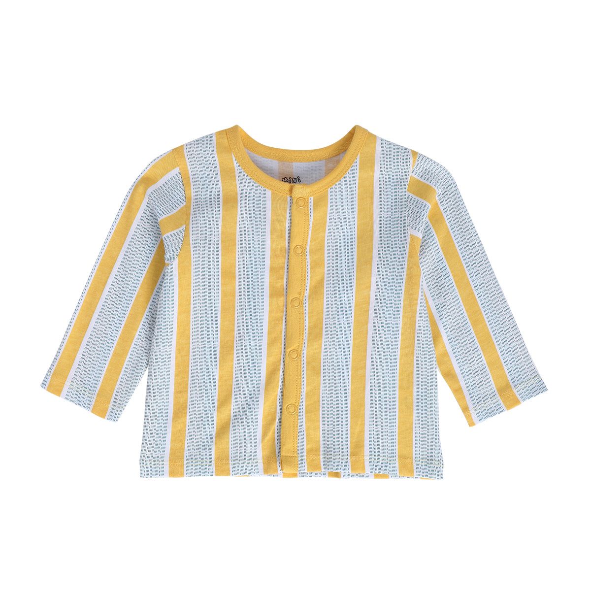 Boys White Front Open Vest