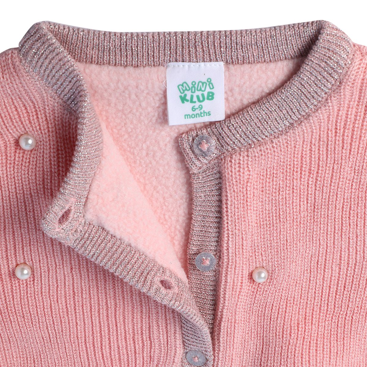 Girls Pink Pack Of 1 Sweater