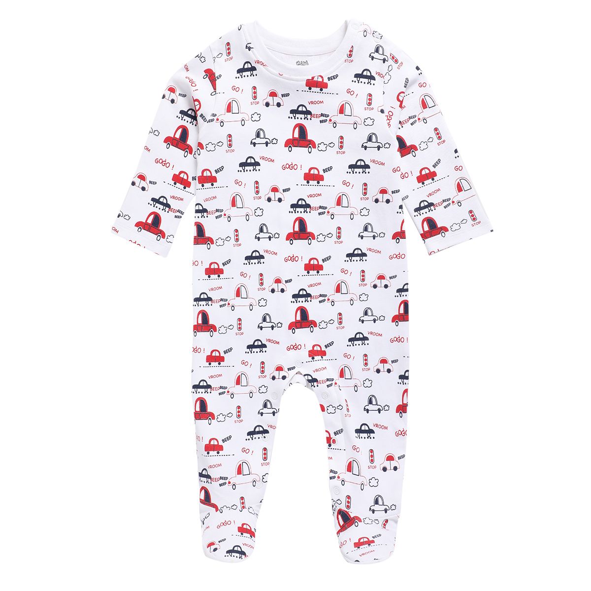 Boys Multicolor Pack Of 2 Sleep Suit