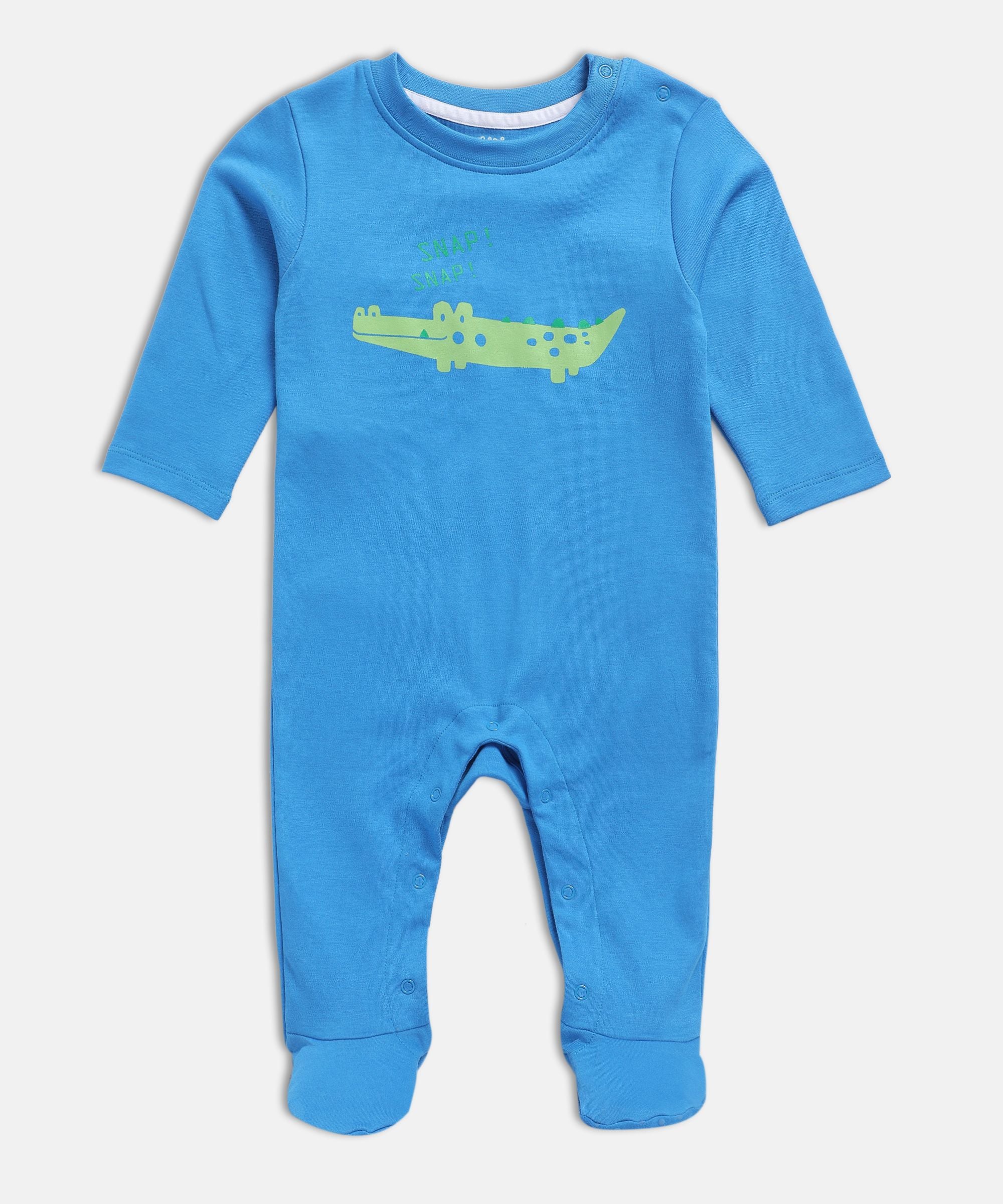 Boys Multicolor Pack Of 2 Sleep Suit