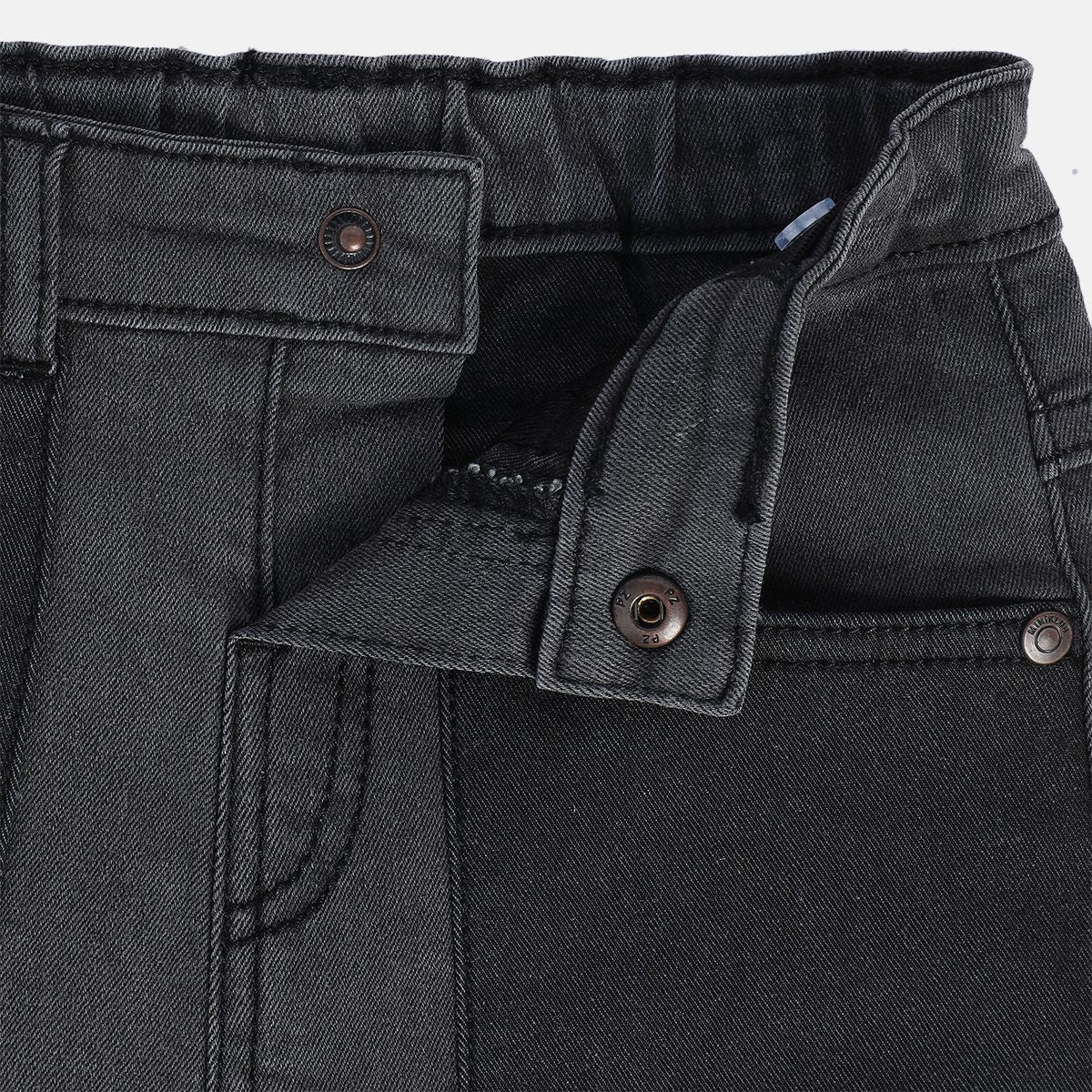 Boys Grey Pack Of 1 Denim Pant