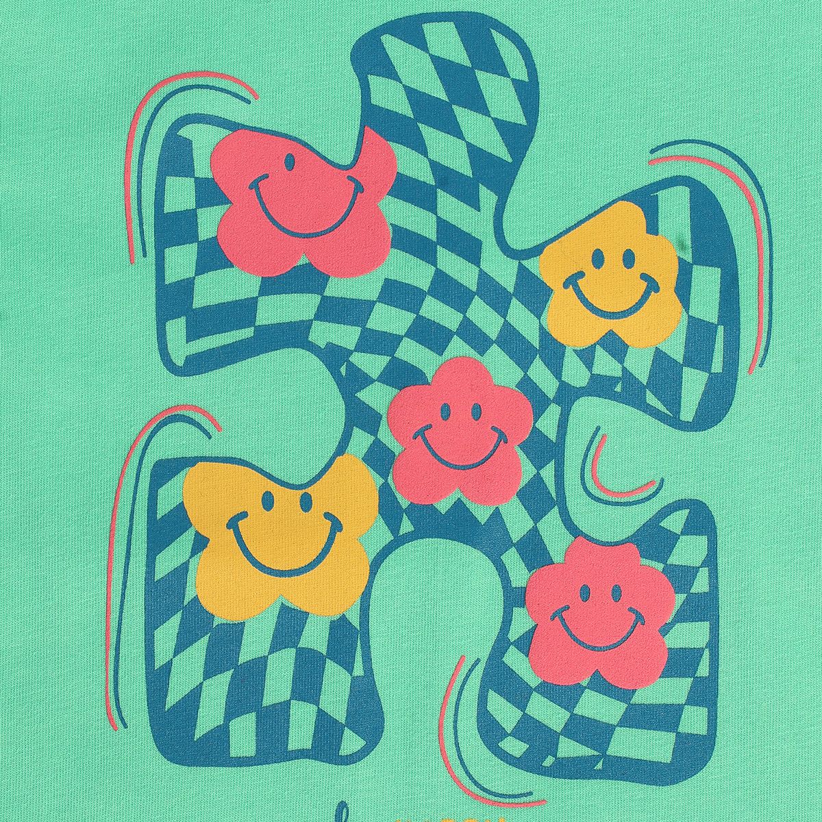 Girls Green Pack Of 1 Knit Top