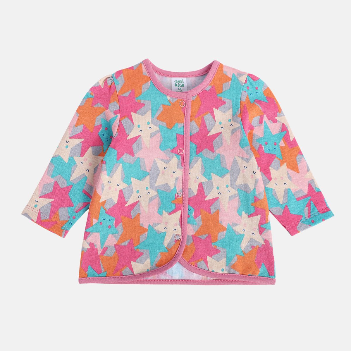 Girls Multicolor Pack Of 3 Front Open Vest