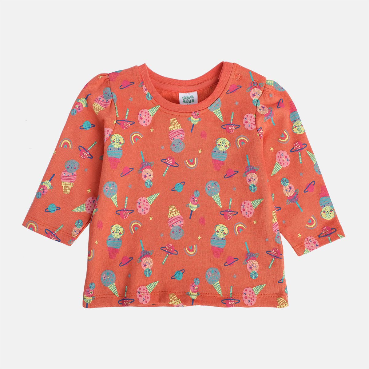 Girls Multicolor Pack Of 3 Knit Top